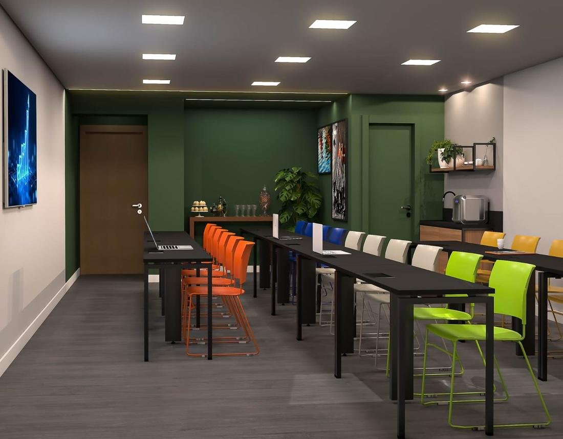 Sala de treinamento presencial da GEPROQ em Belo Horizonte